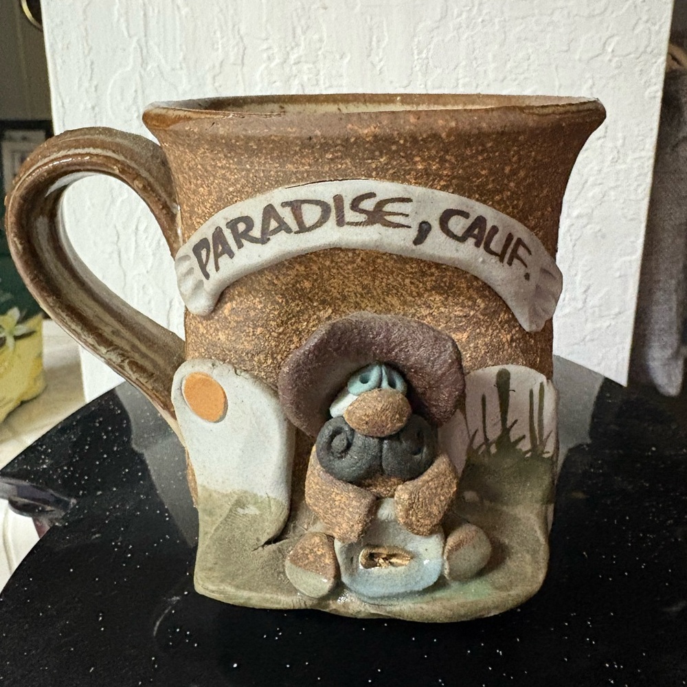 Paradise California Brown Ceramic Mug